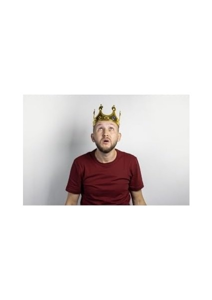 Plastik Kral Tacı Renk Yetişkin Boy 55 cm modelleri