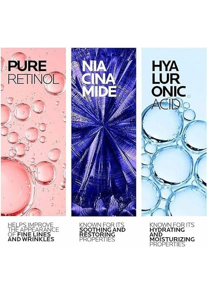 Retinol B3, Retinol B3 Serum Yaşlanma Karşıtı Saf Retinol Serum Pure Retinol Ceramide Collagen modelleri