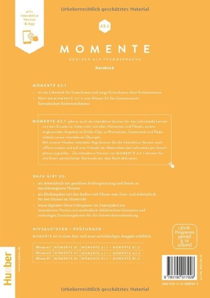 In 6 Banden: Kursbuch A2.1 Interaktive Version fiyatları