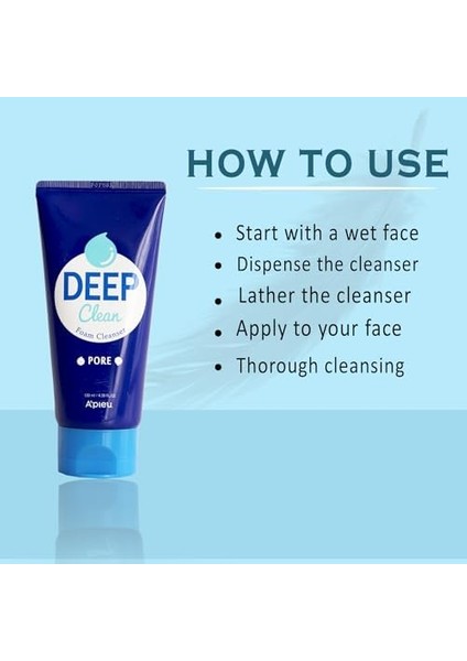 A&apos;pıeu Gözenek Karşıtı, Arındırıcı Yüz Yıkama Köpüğü Deep Clean Foam Cleanser Pore modelleri