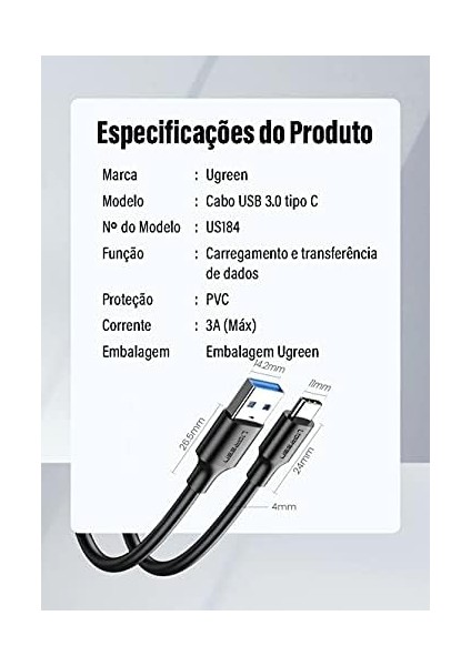 USB 3.0 Type-C Data ve Şarj Kablosu 1.5 Metre Siyah fiyatları