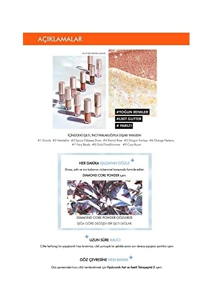 Mıssha Işıltılı ve Parlak Glitter Likit Göz Farı No.4 Eternal Rose