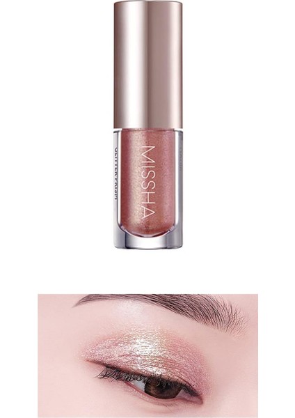 Mıssha Işıltılı ve Parlak Glitter Likit Göz Farı No.4 Eternal Rose fiyatları