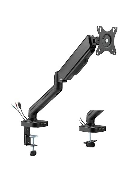 Tekli Gaz Basınçlı Monitör Kolu 17 "-32" 9kg Mikrofon-Ses/usb Çıkışlı modelleri