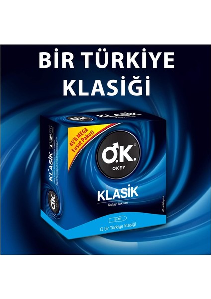 Okey Klasik 45&apos;li Prezervatif