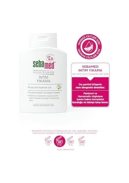 Sebamed Kuruma ve Irritasyon Karşıtı Menopoz Intim Yıkama - Hassas Cilt Dış Genital Bölge Temizleyici 200ML fiyatları