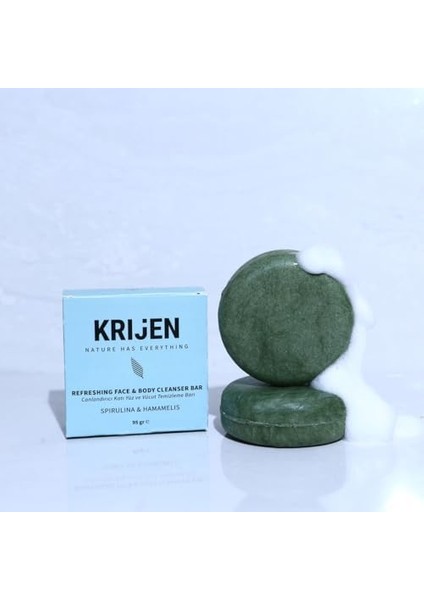 Canlandırıcı Etkili Spirulina & Hamamelis Yüz ve Vücut Temizleme Barı fiyatları