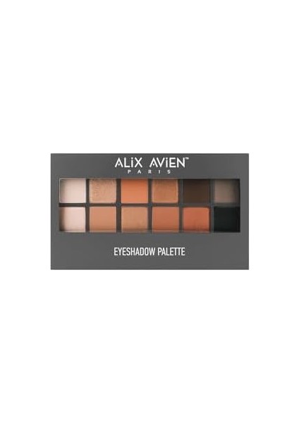 Alıx Avıen 12LI Far Paleti - Eyeshadow Palette 555 Coffee Time 15,6 G