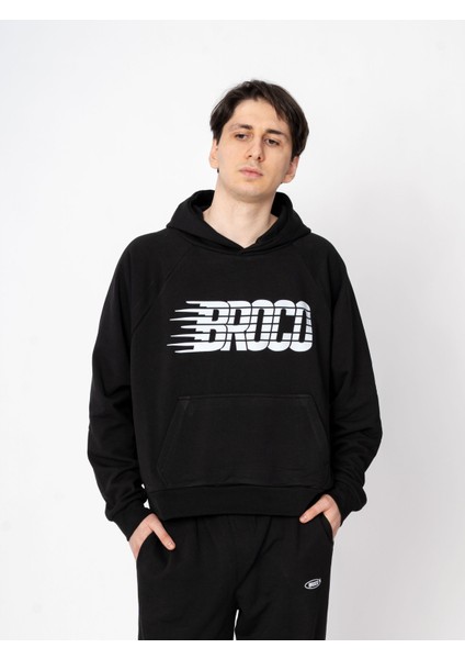 Unisex Oversize Kapüşonlu Baskılı Logo Sweatshirt modelleri