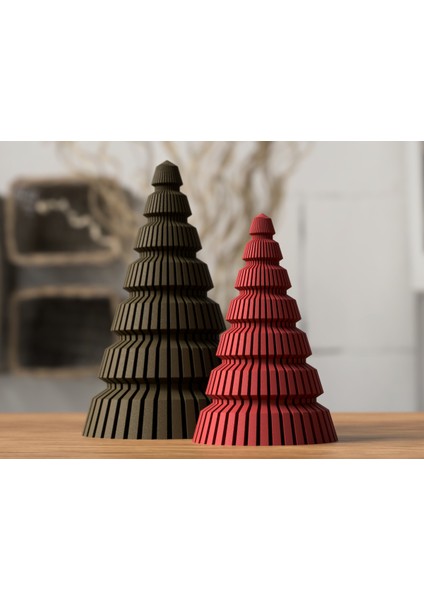 Japandi Noel Ağaçları 2 Li Set