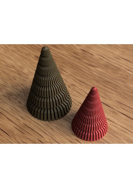 Japandi Noel Ağaçları 2 Li Set modelleri