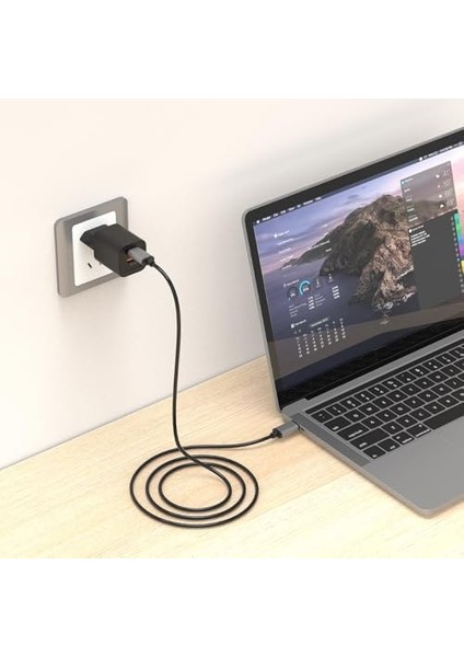 35W Pd+Qc3.0 Hızlı Şarj Adaptörü, MacBook Uyumlu 1.5 Saat Şarj Süresi, USB ve Type-C Portlu fiyatları
