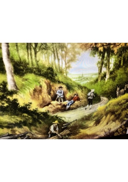 Limoges France Porselen Tabak - 26 cm Çapında