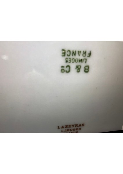 Limoges France Porselen Tabak - 26 cm Çapında fiyatları