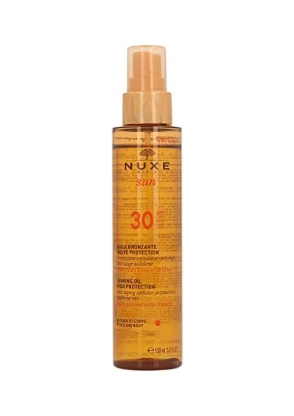 Nuxe Huile Bronzante Haute Protection SPF30 150 ml