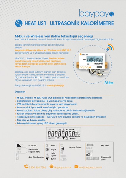 Heatus1 Kablolu(M-Bus) fiyatları