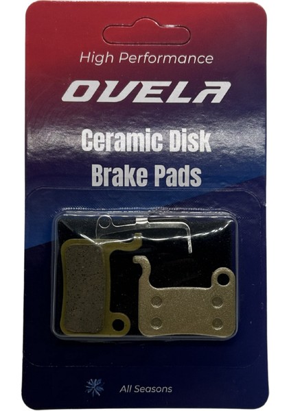 Elektrikli Bisiklet & Scooter Uyumlu Seramik Fren Balatası Kancalı ( H1 / Rks MJ1/TNT5/MX25 ) M09