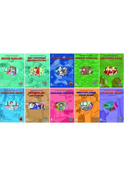 4.sınıf Okumayı Sevdiren Renkli Resimli Hikayeler 7 - 10 Kitap fiyatları