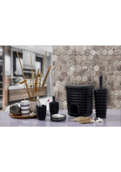 5 Li Seti, Plastik, Gri