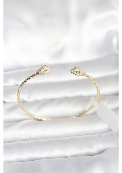 Pirinç Renk Yılan Bileklik