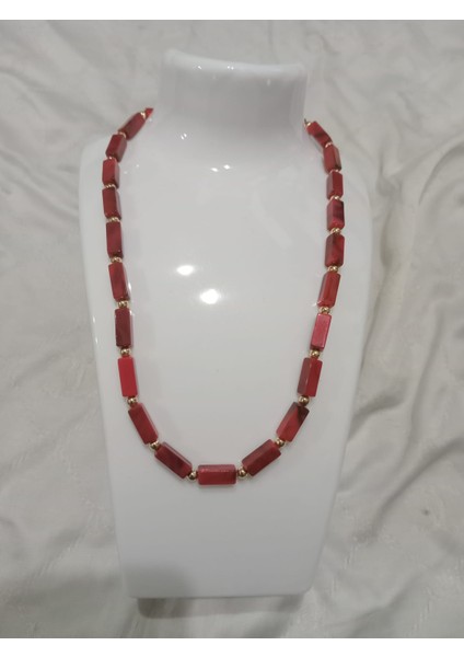 Kırmızı Kolyeve Bileklik Takı Seti indirimleri