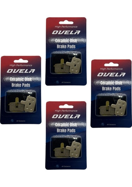 Elektrikli Bisiklet & Scooter Seramik Fren Balatası [4ÇİFT] (Onvo 13X Plus & Tonglı S15... ) Uyumlu M38