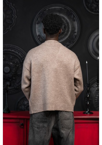 Oversize V Yaka Düğme Kapamalı Salaş Model Hırka fırsatları