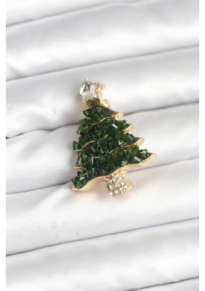 Çam Ağacı Yılbaşı Temalı Broş