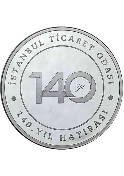 Istanbul Ticaret Odası Darphane Hatıra Gümüş Sertifikalı