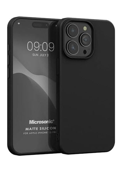 Kılıf Silicone 15 Pro Için Siyah [ 15 Pro ile Uyumlu Kılıf - Siyah] fiyatları