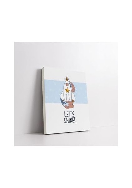 Let&apos;s | Tasarımlı Bebek Odasına Özel Kanvas Tablo 30X40 cm fiyatları