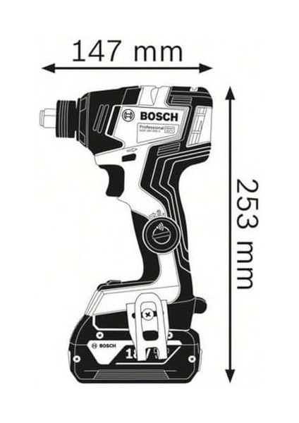Professional Gdx 18V-200 C Akülü Darbeli Somun Sıkma (18 Volt, Solo, Karton Kutuda, 200 Nm Maks. Tork, 1/4" Altıgen Uç Girişi, 1/2" Kare Uç Girişi) modelleri