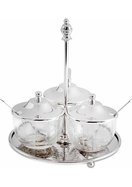 Alula 3&apos;lü Seti 16,5X16,5X18,5 cm