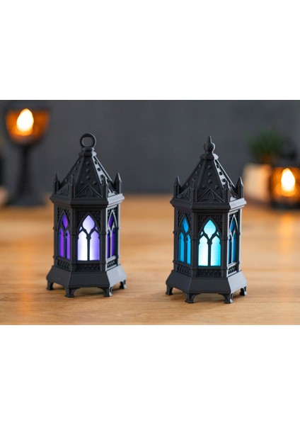 Mini Gotik Feneri (Tea Light Hediyeli)