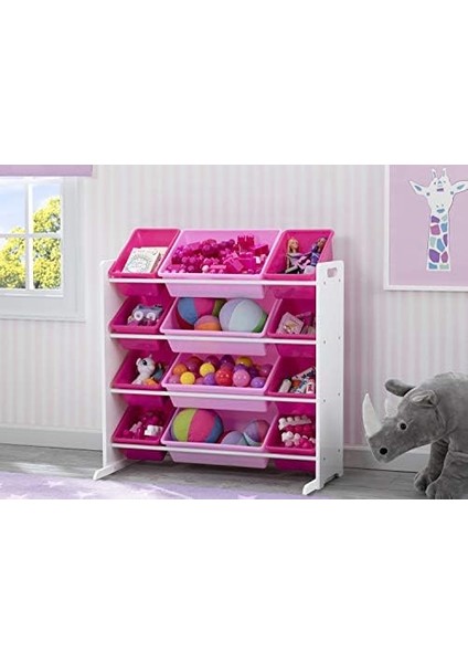 Children Çocuk Oyuncakları 12 Plastik Kovalı - Sertifikalı, Beyaz/pembe fiyatları