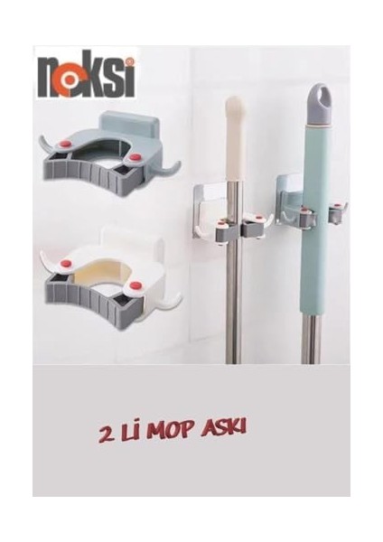 Paspas,süpürge,fırça ve Mop Askısı-Sap Tutucu-Mutfak ve Askısı (Ikili) (NKS130-2) fiyatları