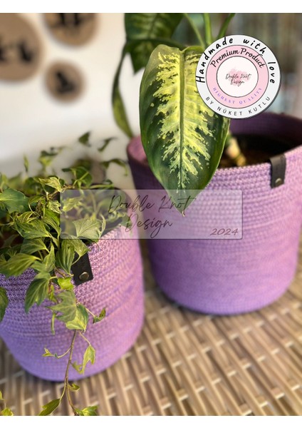 Pot Saksı Sepet. 2li Set Banyo, Mutfak, Çocuk Odası Düzenleyici Sepet, Organizer Hasır