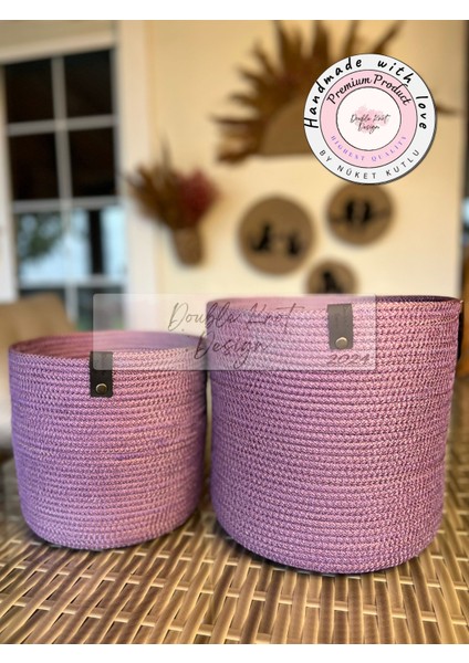 Pot Saksı Sepet. 2li Set Banyo, Mutfak, Çocuk Odası Düzenleyici Sepet, Organizer Hasır fırsatları