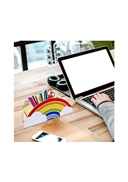 Karınca Ahşap Gökkuşağı Çocuklar Için Masaüstü Kutusu Organizer Gökkuşağı Ahşap modelleri