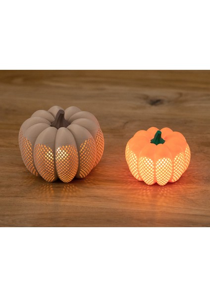 Modern Balkabağı Dekor ( Tealight Hediyeli) modelleri