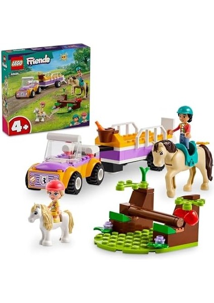 At ve Midilli Römorku 42634-4 Yaş ve Üzeri Çocuklar Için ve Zoya Minifigürü Içeren Yaratıcı Oyuncak Yapım Seti (105 Parça) fiyatları