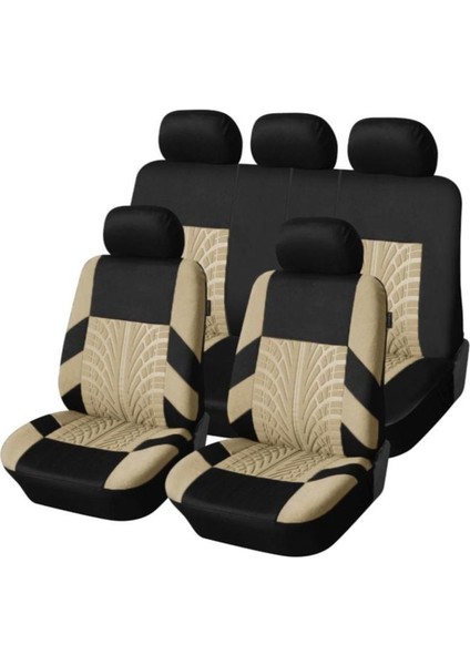 Araba Koltuk Kılıfları, Nefes Alabilen Polyester Araç Koltuk Koruyucuları, Kaymaz Bölünmüş Oto Yastık Kılıfı Universal