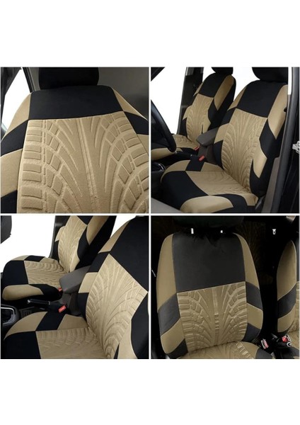 Araba Koltuk Kılıfları, Nefes Alabilen Polyester Araç Koltuk Koruyucuları, Kaymaz Bölünmüş Oto Yastık Kılıfı Universal