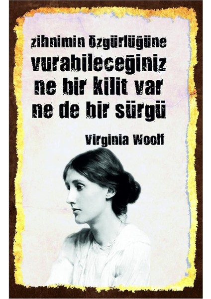 Kuşe Kağıt Duvar Posteri Ne Bir Kilit Var Ne De Bir Sürgü Retro DRTR0023