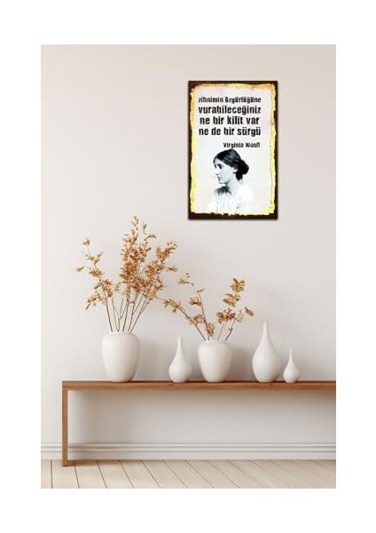 Kuşe Kağıt Duvar Posteri Ne Bir Kilit Var Ne De Bir Sürgü Retro DRTR0023 modelleri