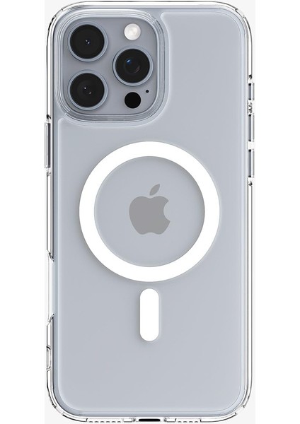 16 Pro Ince Kılıf Crystal Sararma Karşıtı Duraclear™ Hava Kanalı Teknolojisi™ Askeri Sınıf Koruma Magfit Şeffaf Kapak - ACS08162