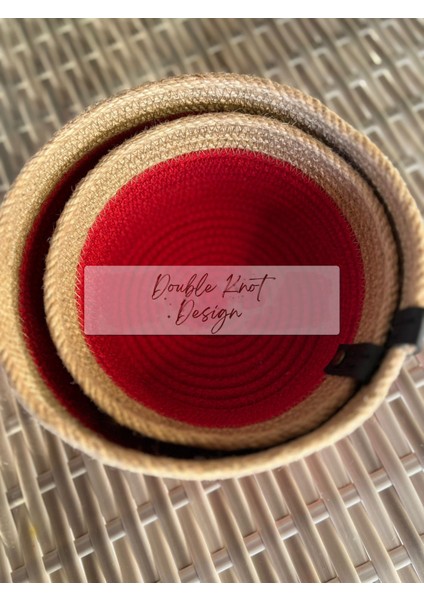 2li Organizer Tress Çok Amaçlı Düzenleyici Sepet Hasır Jüt modelleri