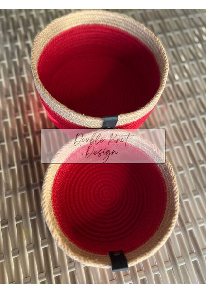 2li Organizer Tress Çok Amaçlı Düzenleyici Sepet Hasır Jüt fırsatları