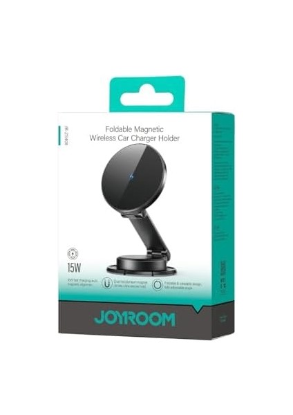 JR-ZS408 Manyetik Araç Montajı N55 Güçlü Mıknatıs 15W Kablosuz Şarj 360 ° Rotasyon Katlanabilir Telefon Tutucu Hızlı Araç Şarj Cihazı modelleri