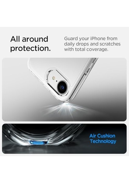 16E Ince Kılıf Ultra Sararma Karşıtı Duraclear™ Hava Kanalı Teknolojisi™ Askeri Sınıf Koruma Crystal Clear Şeffaf Kapak - ACS09160 fiyatları